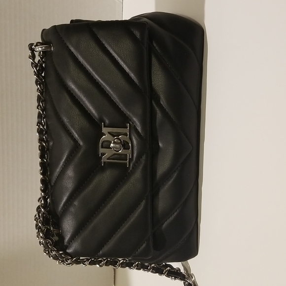 Badgley MISCHKA Mini Chevron-Quilted Vegan Leather Crossbody Bag - Picture 3 of 15